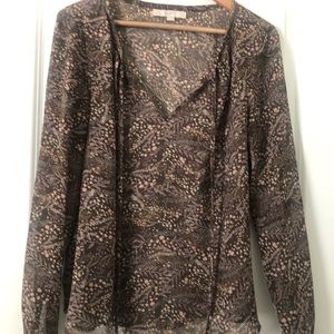 Sheer long sleeve blouse!